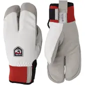 Hestra W.S. Wool Terry Split, Handskar, Vit