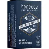 Benecos Endast för män Ansikts- och Kroppstvål 75 g