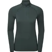 Montane F Dart Xt Zip Neck, dam, grön