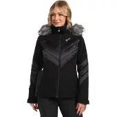 KILPI Lin, Skidjacka, Plus size, Dam, Svart