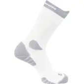 Salomon - Trail running kläder - Socks Aero Crew White för Unisex - Storlek 45-47 - Vit