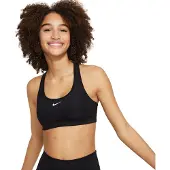 Nike Sportunderkläder 'Swoosh' svart / vit