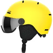 Salomon - Skidhjälmar barn - Orka Visor Vibrant Yellow för Unisex - Barnstorlek M - Gul