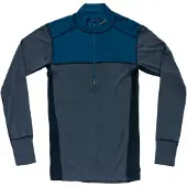Devold Lauparen Merino 190 Zip Neck Man Ink/Lichen/Black
