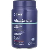 Trace Minerals Trace, ashwagandha adaptogen gummies, passionsfrukt apelsin, 60 gummies