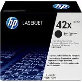 HP 42X - Lång livslängd - svart - original - LaserJet - tonerkassett (Q5942X) - för LaserJet 4240, 4250, 4350