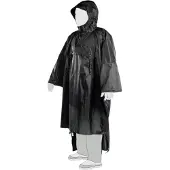 Tasmanian Tiger Tac Poncho, Regnponcho, Svart