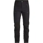 Lundhags Makke High Waist Curved Pants W Short, vandringsbyxor, dam, svart