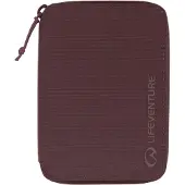 Lifeventure RFID Mini Travel Wallet, Återvunnen, plommonröd