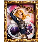 Infinity Studio League Of Legends Lux Ljusets Dam 3d-ram