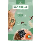 Sanabelle Sensitive med kyckling och blåbär kattfoder
