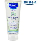 Mustela 2 i 1 gelrengöringsmedel 200 ml
