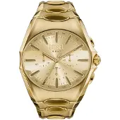 Diesel Analog klocka 'CURVE' guld