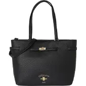U.S. POLO ASSN. Shoppingväska 'Stanfort' guld / svart