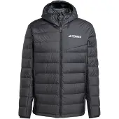 Adidas - Vandringskläder - Multi Light Down Hooded Jacket Black för UnisexUll - Storlek S - Svart