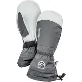 Hestra Army Leather Heli Ski Mitt Grey