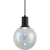 QAZQA Design Hänglampa Svart med Regnbågsglas 20cm - Mallon