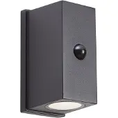 QAZQA Vägglampa Svart Lux Sensor Magnetisk Inkl. LED Uppladdningsbar - Baleno