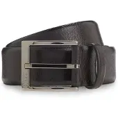 BOSS Italian-made belt in grained leather