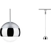 Paulmann Pendel Capsule Högvolt-skensystem URail 6 W LED Krom (matt), Krom