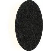Paulmann Vägglampa , Tulga, dimbara, Svart, Vardagsrum, Tyg / textil, Modern