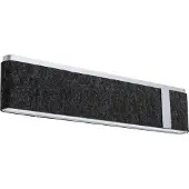 Paulmann Vägglampa , Jagun, dimbara, Svart, Vardagsrum, Tyg / textil, Modern