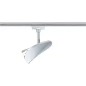 Paulmann URail-skenespot Alejandro krom 3.000K dimbar URail Alejandro,, Aluminium / grå / zink, Vardagsrum / matsal, Syntetmaterial, Modern