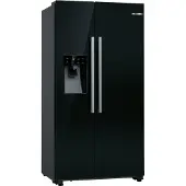 Bosch Serie | 6 KAD93ABEP - Kylskåp/frys - sida vid sida med vattenbehållare, isbehållare - bredd: 90.8 cm - djup: 70.7 cm - höjd: 178.7 cm - 562 l...