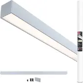 Paulmann Linion ljuslist, krom, 1 m, Master ZigBee-transformator Linion, dimbar, Aluminium / grå / zink, Vardagsrum / matsal, Aluminium / grå / zink, Modern, Ljus list