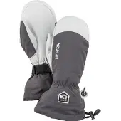 Hestra Army Leather Heli Ski Mitt Grey