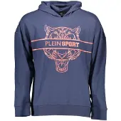 Plein sport Tiger grafisk hoodie sweatshirt