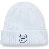 BOSS Baby beanie hat in cotton with Double B monogram