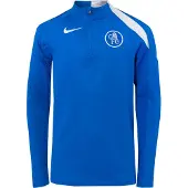 Nike Chelsea Träningströja Dri-FIT Strike Drill 3rd - Blå/Fält Silver Barn - , storlek M: 137-147 cm
