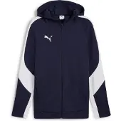 Puma Luvtröja teamEVOSTRIPE - Marinblå/Silver/White, storlek Small