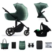 Kinderkraft universell sulky 3i1 PRIME 2 3IN1 MINK PRO mörkgrön KSPRIM02GRE300I