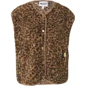 Pieces Väst 'PCKATTY' camel / mörkbeige / brun