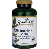 Swanson Health - Hydrochloric Acid (with Pepsin) - 250 caps