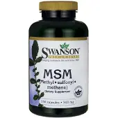 Swanson Health - MSM Methylsulfonylmethane Variationer 500mg - 250 caps