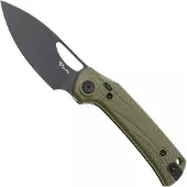 Reate PL-XE PVD Nitro-V, Green Micarta, pocket knife