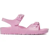 Birkenstock Platta sandaler Rio EVA flickor - Rosa - 31