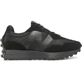 New Balance för män. MS327V1 Sneakers i läder 327 svart (40), Hud, Karta, Nyckelband, Casual
