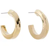 Calvin Klein Twisted Ring Hoop Earrings