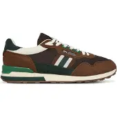 Pepe Jeans för män. PMS400010 Kingston College läder sneakers brun (41), Hud, Karta, Nyckelband, Casual