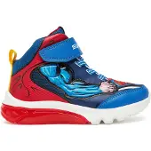 Geox Kängor m. Ljus - J Ciberdron - Blå/Röd m. Superman - - 31 - Blinkande skor