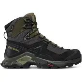 Salomon - Vandringsskor herr - Quest Element Gtx Black/Deep Lichen för Unisex - Storlek 44 2/3 - Svart