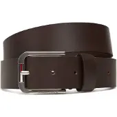 Tommy Hilfiger Tommy Jeans Austin Signature Square Buckle Leather Belt
