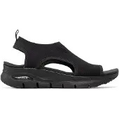 SKECHERS Damars Arch FIT-City Catch, Svart/Svart, 6