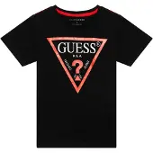 GUESS T-shirts med korta ärmar THOLMA pojkar - Svart - 10 ans
