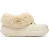 Crocs Furever Crush Clog Bone Beige Comfortskor för kvinnor