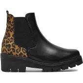 Tamaris Chelsea boots konjak / svart